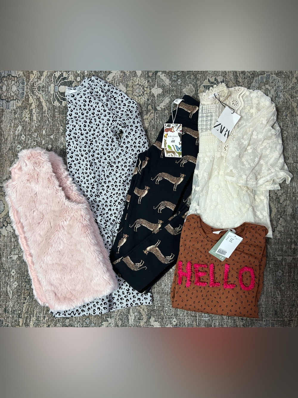 H&M + Zara Shirt Girls Lot